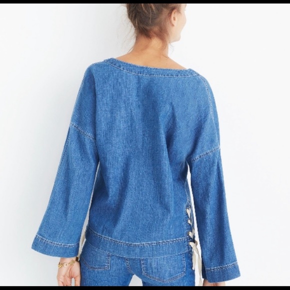 Madewell denim top - Picture 2 of 5